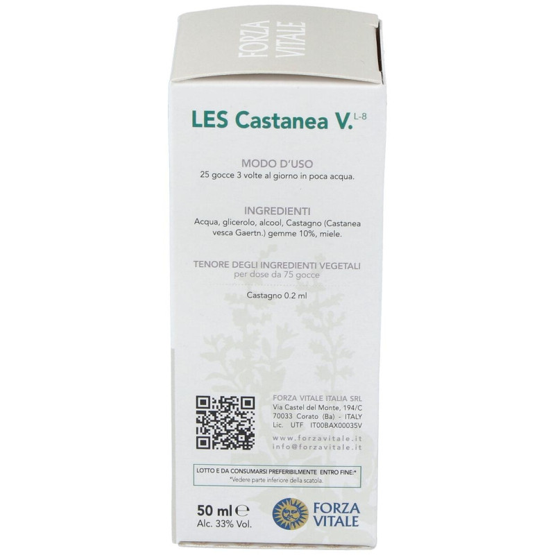 Les Castanea Vesca Castaño 50ml - Forza Vitale