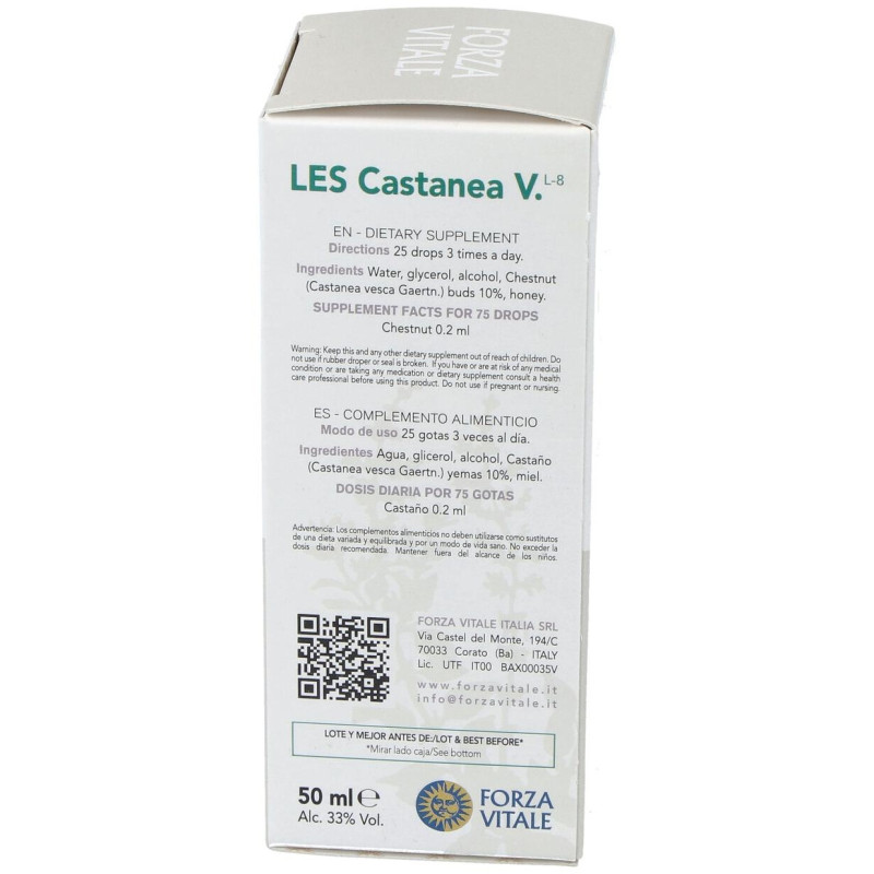 Les Castanea Vesca Castaño 50ml - Forza Vitale