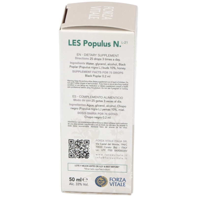 Les Populus Nigra Chopo Negro 50Ml.