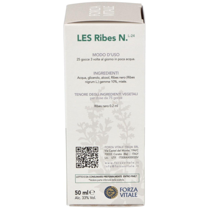 Les Ribes Nigrum Grosellero Negro 50ml - Forza Vitale