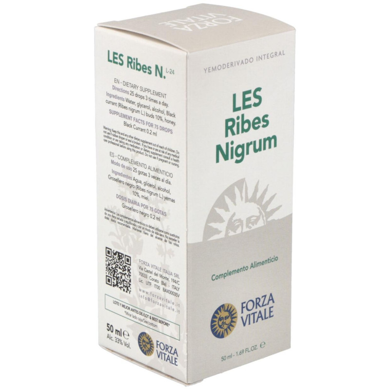 Les Ribes Nigrum Grosellero Negro 50ml - Forza Vitale