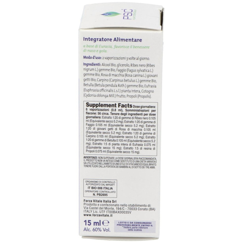 Psc Allergy Depurato Alergias Spray 15Ml.