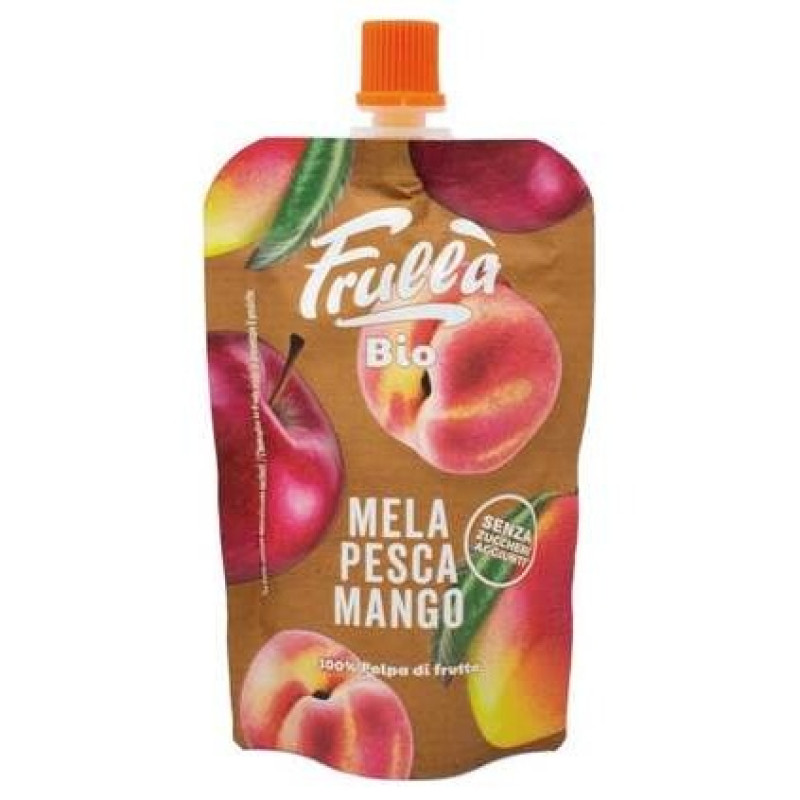 Pure de Manzana Melocoton y Mango 18 Uds X 100gr. Bio - Frulla