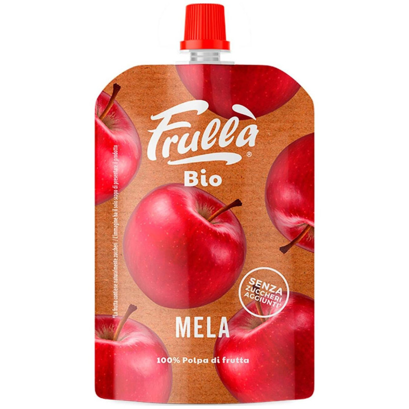 Natura Nuova Puré Manzana sin Azucar Bio Doypack 100g - Frulla