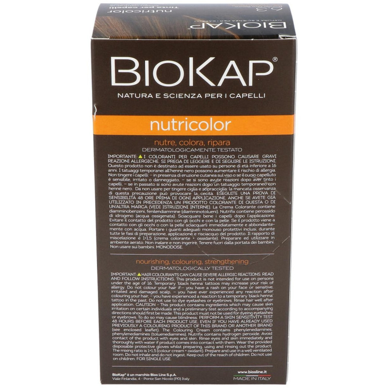 Tinte Rubio Dorado Oscuro 140Ml. 6.3