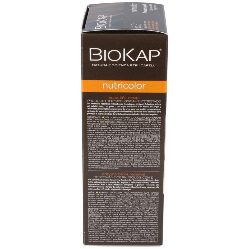 Tinte Rubio Dorado Oscuro 140Ml. 6.3