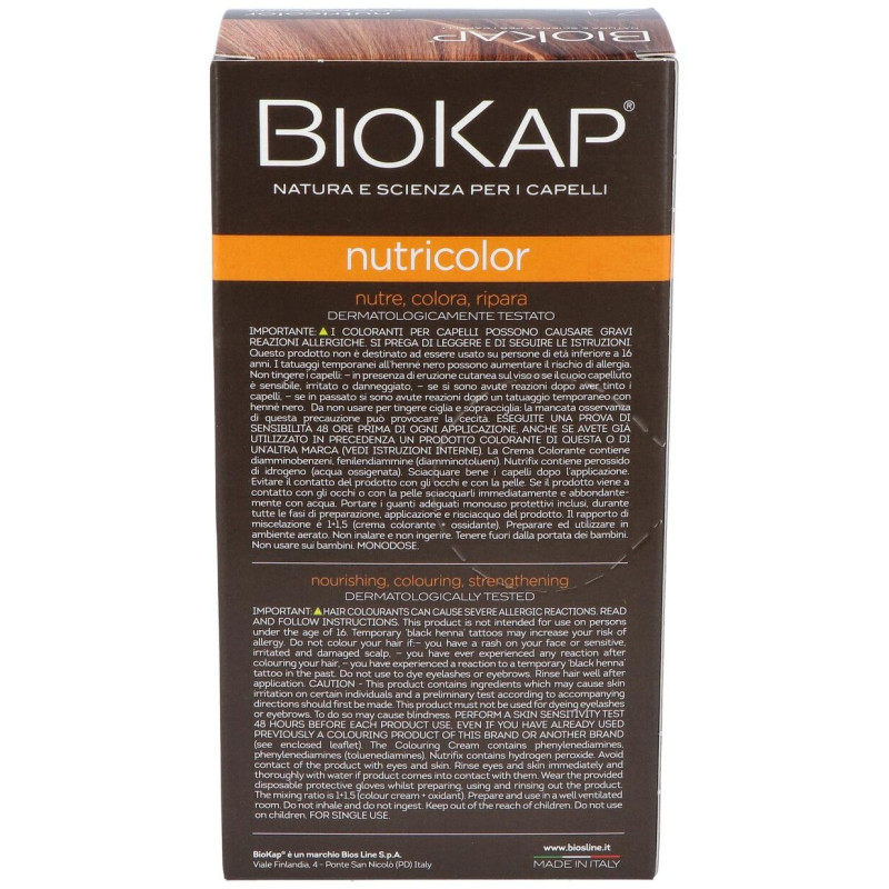 Tinte Auburn Blond Dye 140Ml. Rojo Cobrizo ·7.4