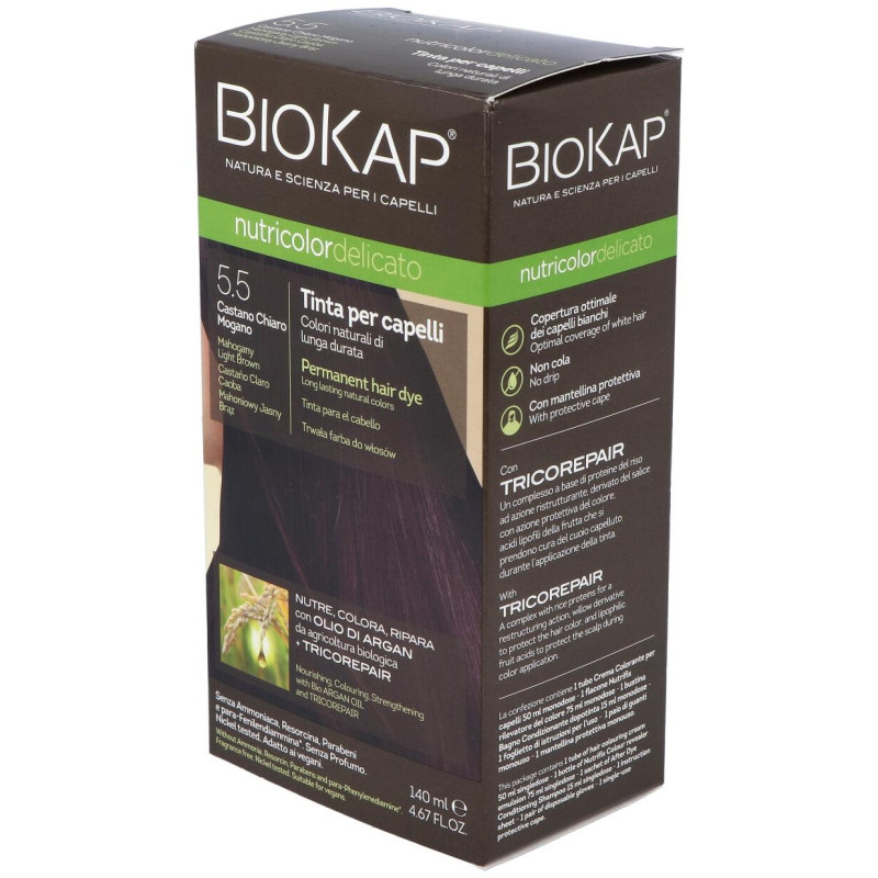 Tinte Castaño Claro Caoba 140Ml 5.5 Delicato