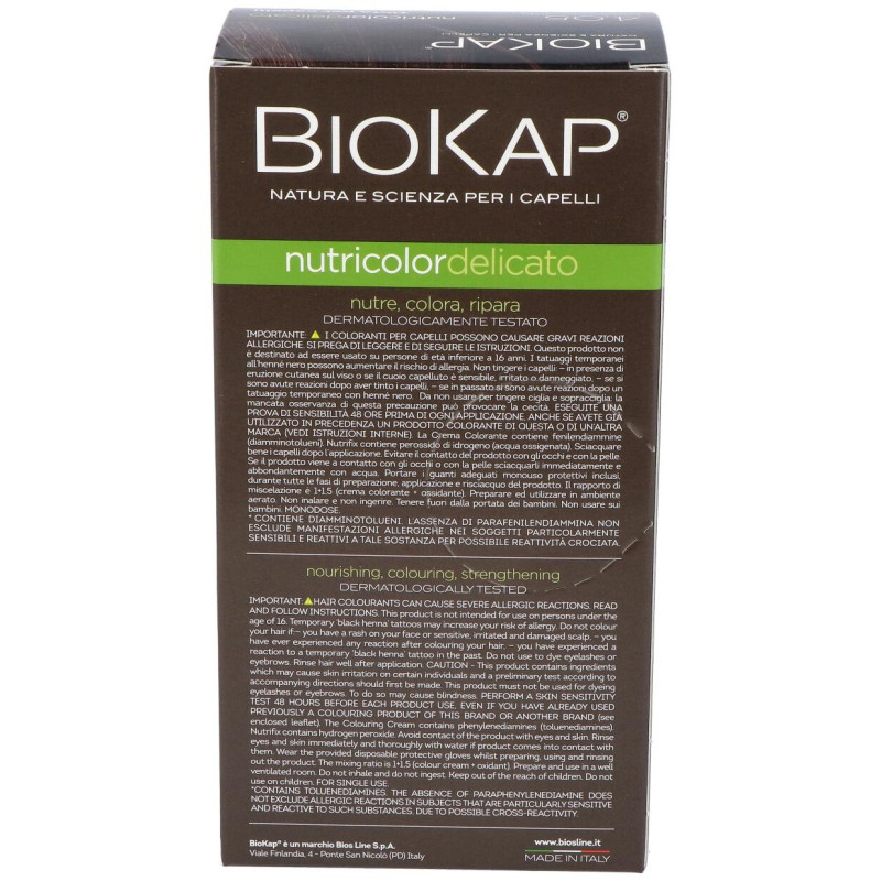 Tinte Castaño Chocolate 140Ml. 4.05 Delicato