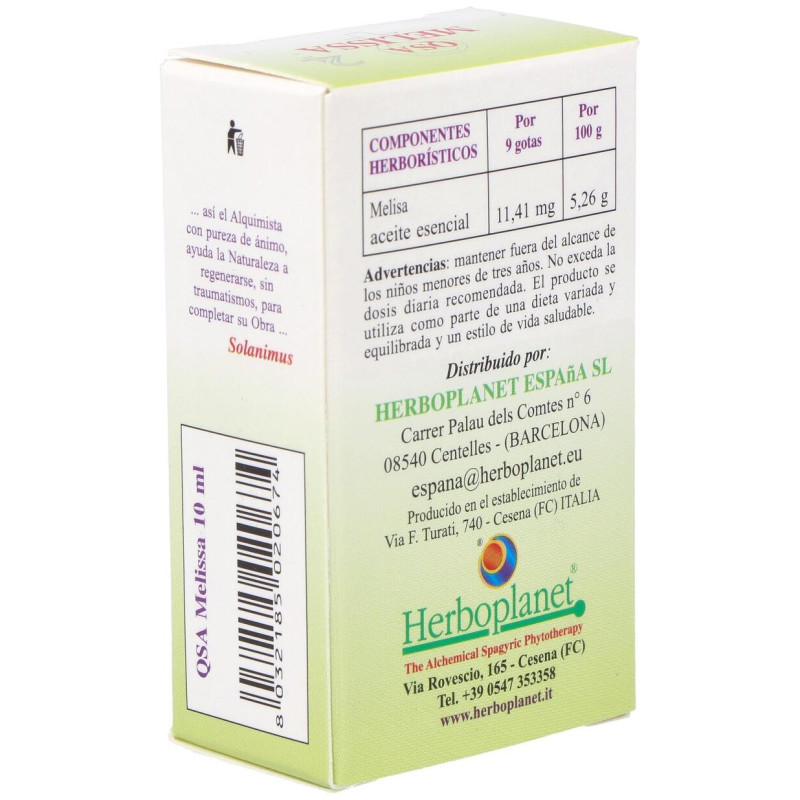 Qsa Melissa Gotas 10Ml. 2