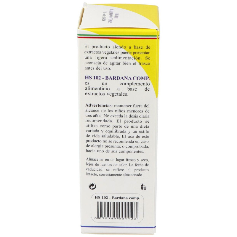 Hs 102 Bardana Comp. Gotas 100ml S/al - Herboplanet