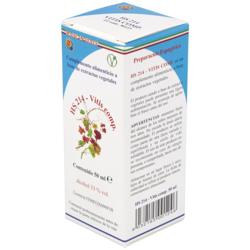 Hs 214 Vitis Comp. Gotas 50ml - Herboplanet
