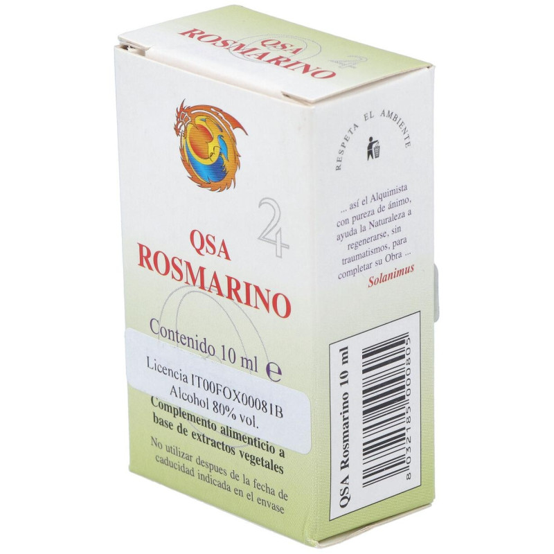 Herboplanet Qsa Rosmarino Romero Gotas 10Ml