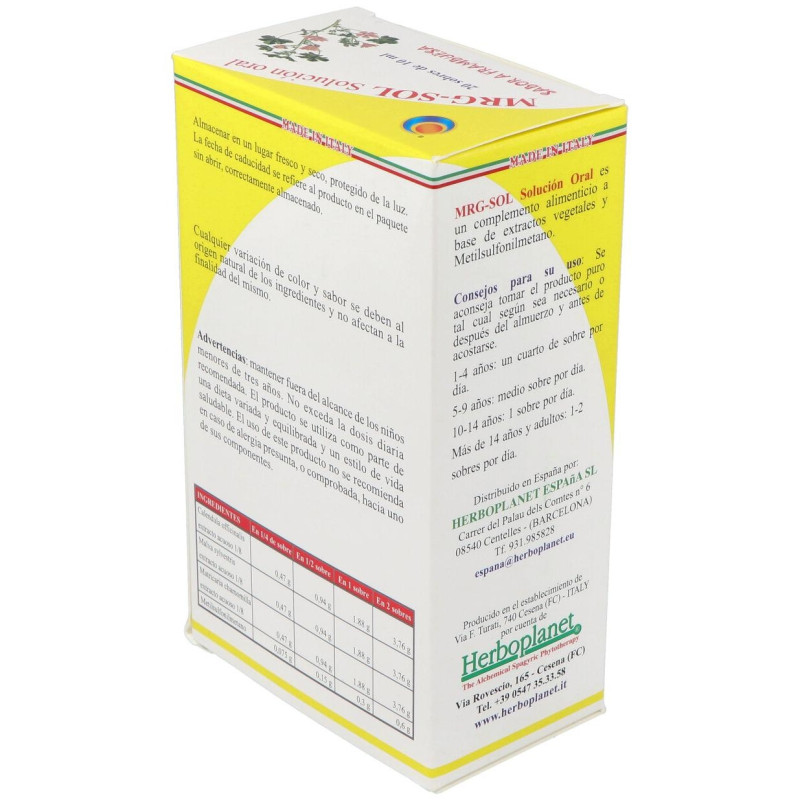 Mrg - Sol Solución Oral 20sbrs. 2 - Herboplanet