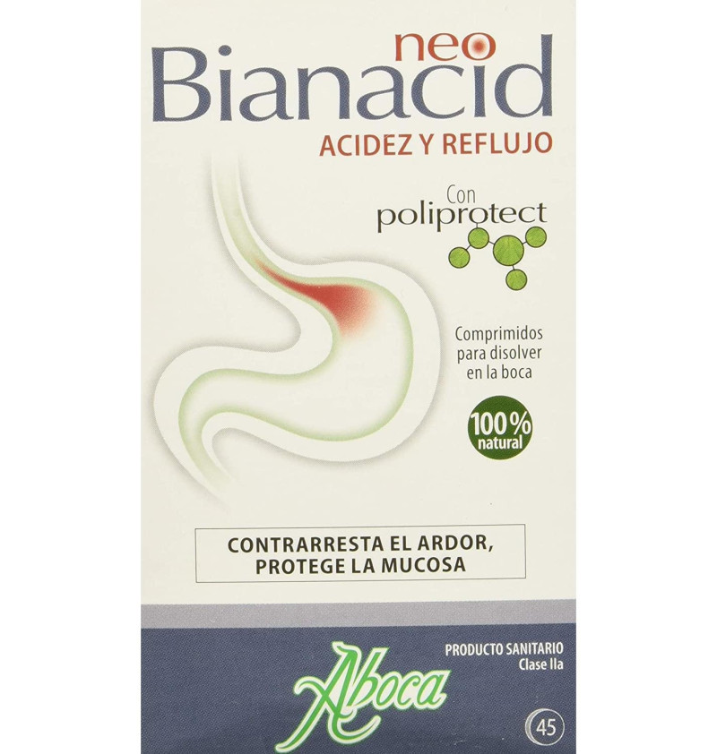 Neobianacid Acidez y Reflujo, 45 Comp Masticables - Aboca