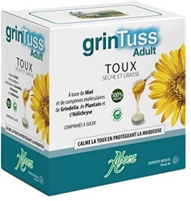 Grintuss Adulto con Poliresin, 20 Comp - Aboca