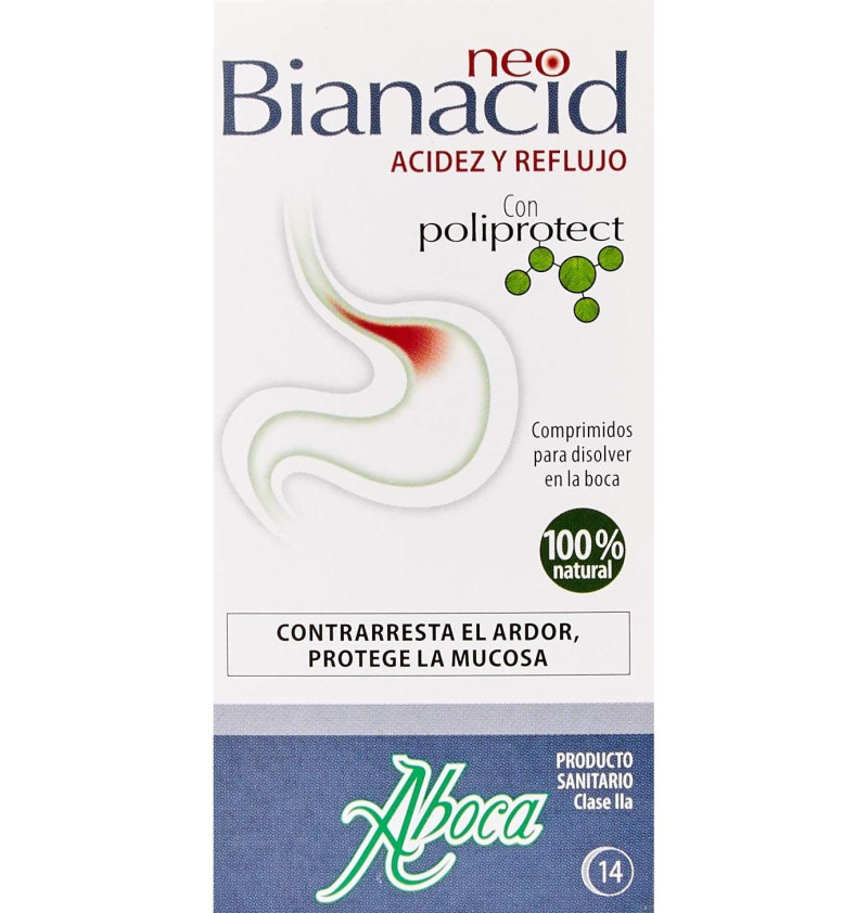 Neobianacid Acidez y Reflujo, 14 Comp Masticables - Aboca