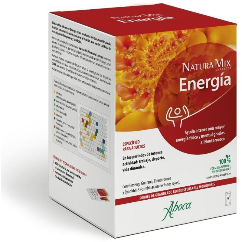 Natura Mix Advanced Energía, 28 Unidades - Aboca