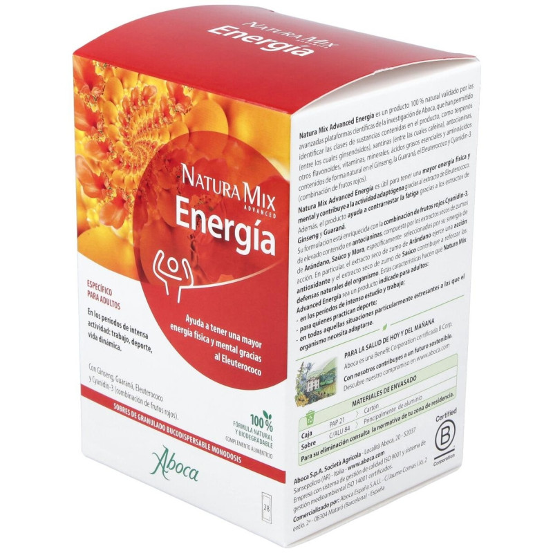 Natura Mix Advanced Energía, 28 Unidades - Aboca