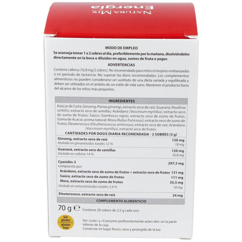 Natura Mix Advanced Energía, 28 Unidades - Aboca