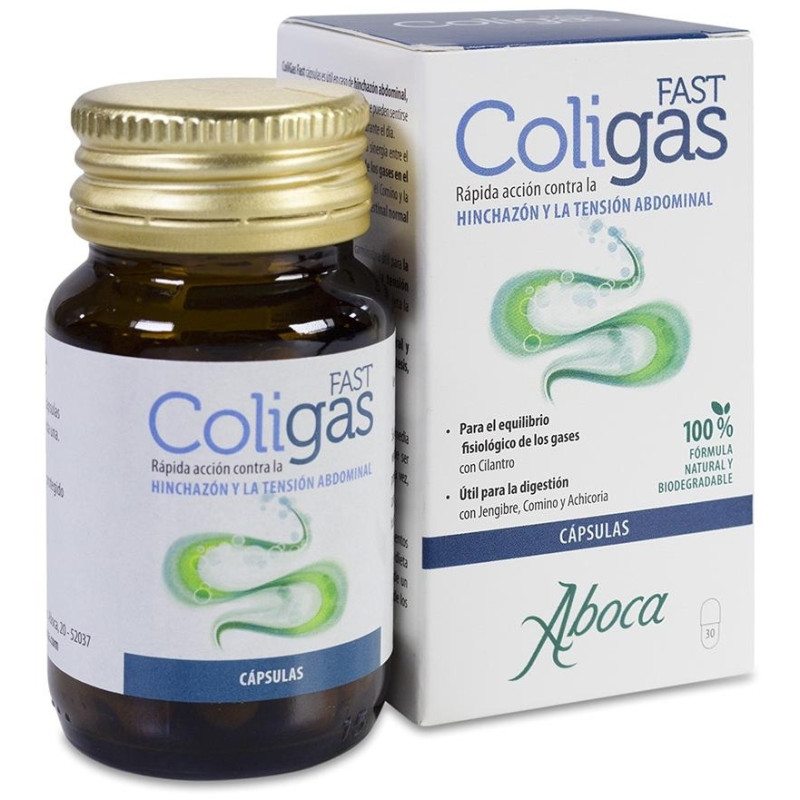 Coligas Fast, 30 Cápsulas - Aboca