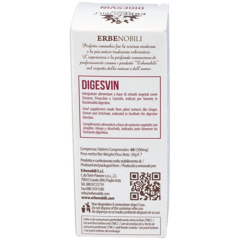 Digesvin Compost Digestivo 60comp - Erbenobili