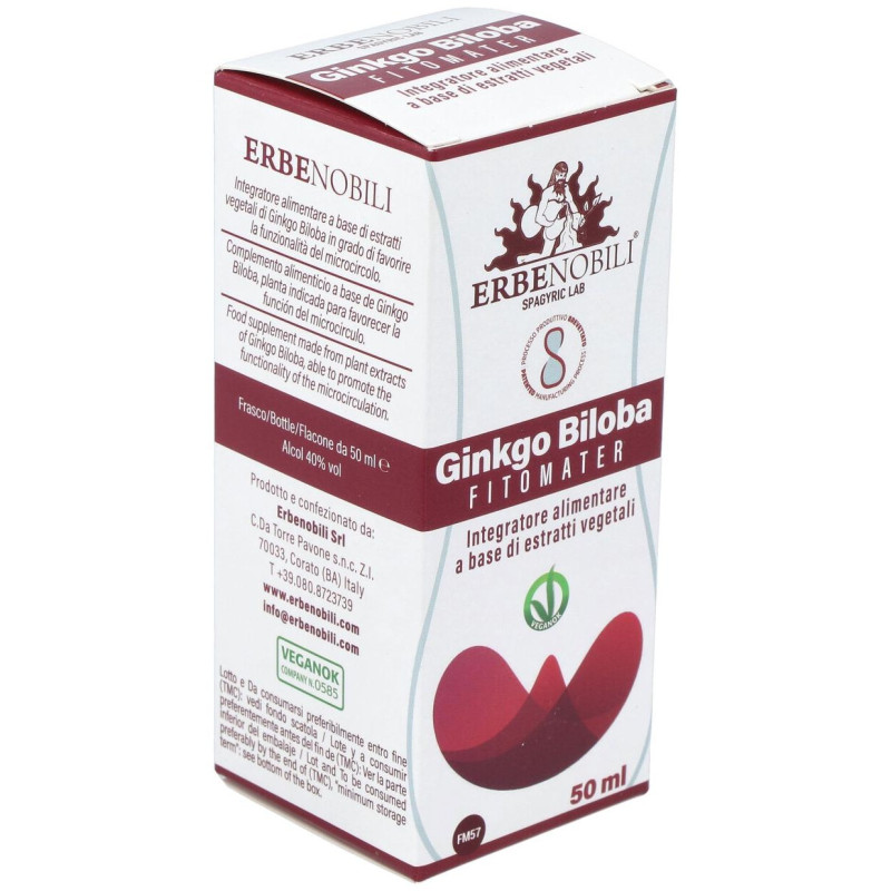 Ginkgo Biloba Ginkgo Biloba Extract Fitomater 50Ml