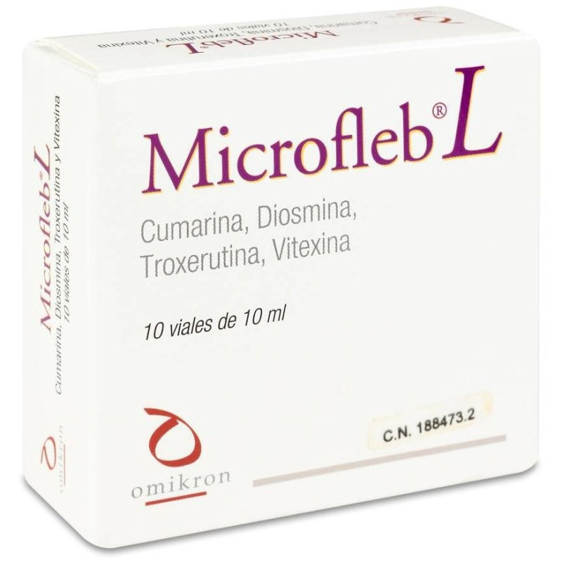 Microfleb L 10 Viales 10ml - Omikron