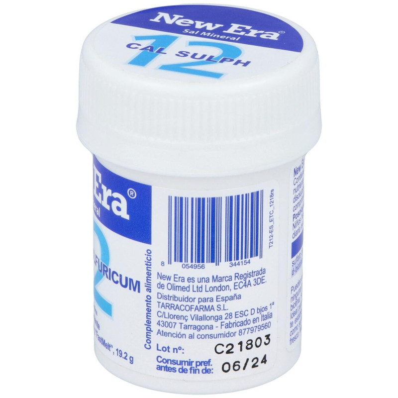 Sal Schussler Nº12 Calcium Sulfuricum 240comp. 2 - New Era