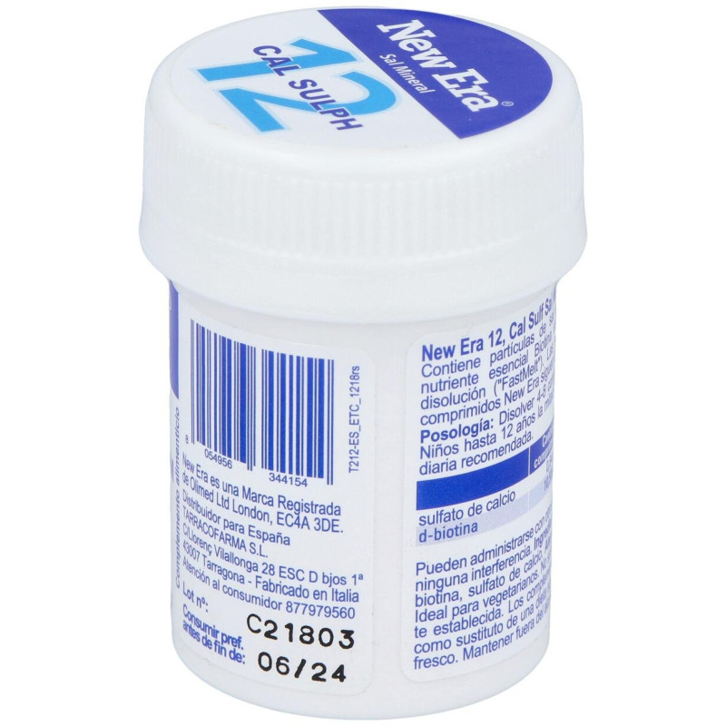 Sal Schussler Nº12 Calcium Sulfuricum 240comp. 2 - New Era