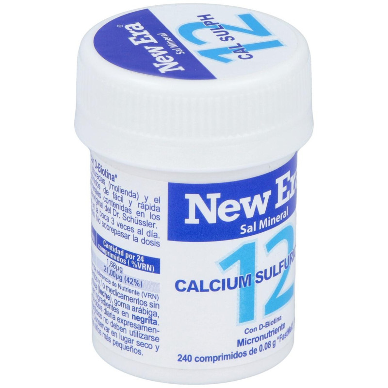 Sal Schussler Nº12 Calcium Sulfuricum 240comp. 2 - New Era