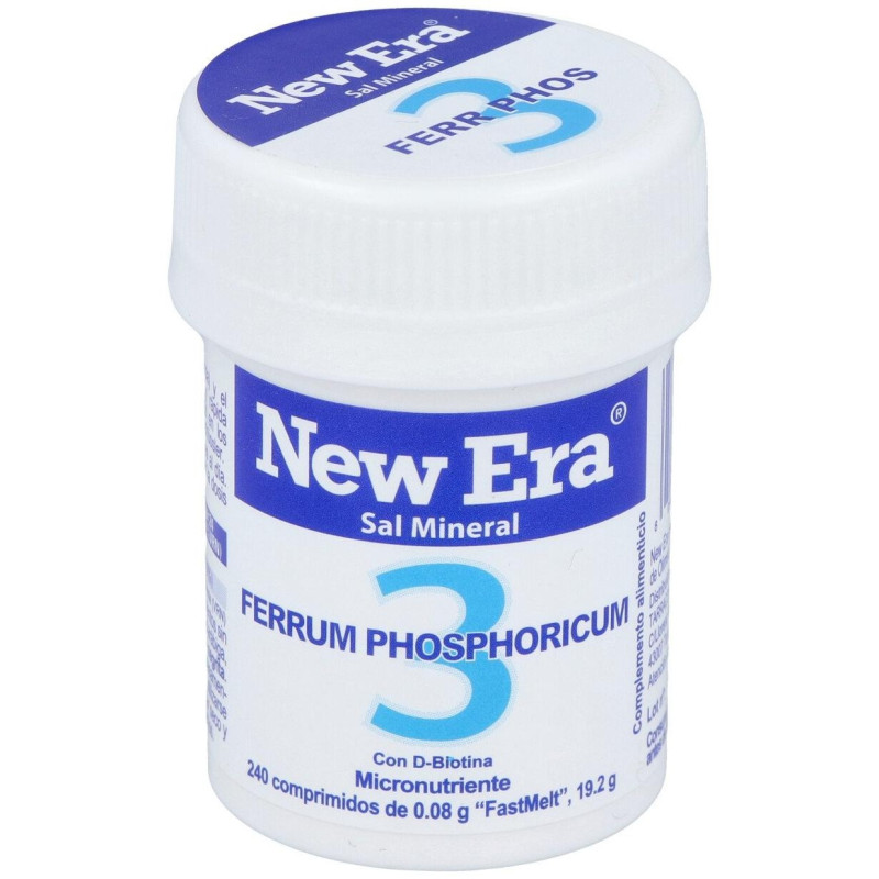 Schüssler Nr.3 Ferrum Phosphoricum 240comp - New Era