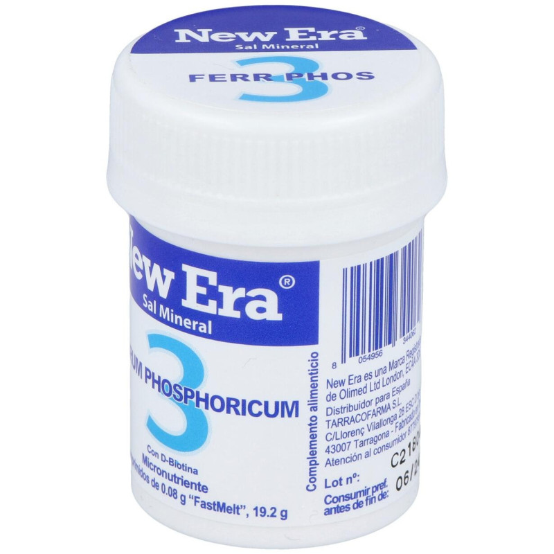 Schüssler Nr.3 Ferrum Phosphoricum 240comp - New Era