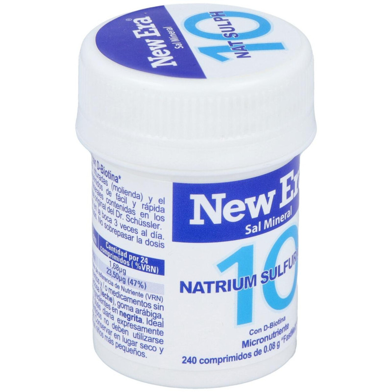 New Era Schüssler Nr.10 Natrium Sulfuricum 240Comp