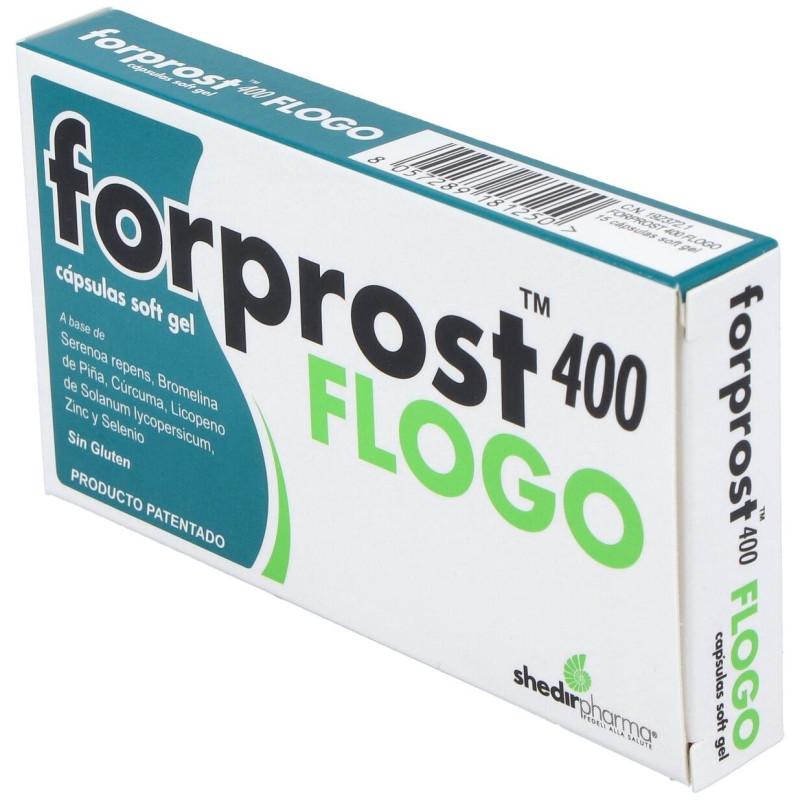 Forprost 400 Flogo Suplemento para la Salud Prostática en Cápsulas - Shedir