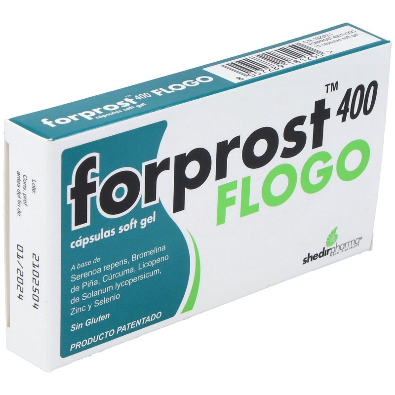 Forprost 400 Flogo Suplemento para la Salud Prostática en Cápsulas - Shedir