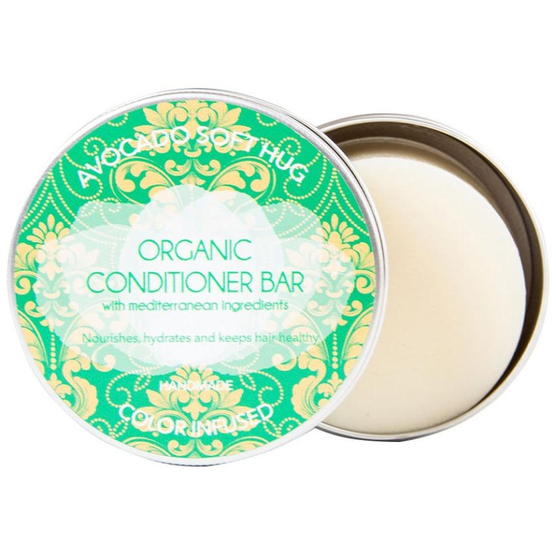Bio Solid Avocado Hair Conditioner Bar 120 Gr - Biocosme