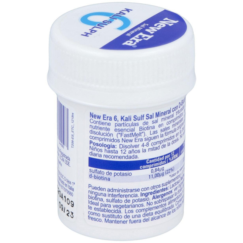 Sal Schussler Nº6 Kalium Sulfuricum 240comp. 2 - New Era