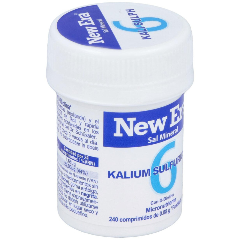 Sal Schussler Nº6 Kalium Sulfuricum 240comp. 2 - New Era