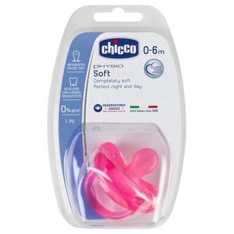 Chicco® Physio Soft Chupete Anatómico Orthodontic Tetina Silicona 1ud - Chupete