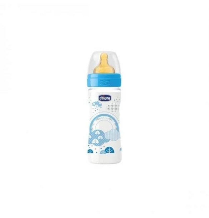 Biberon Pp T Caucho - Chicco Flujo Medio (2M+ 250 Ml Unisex)