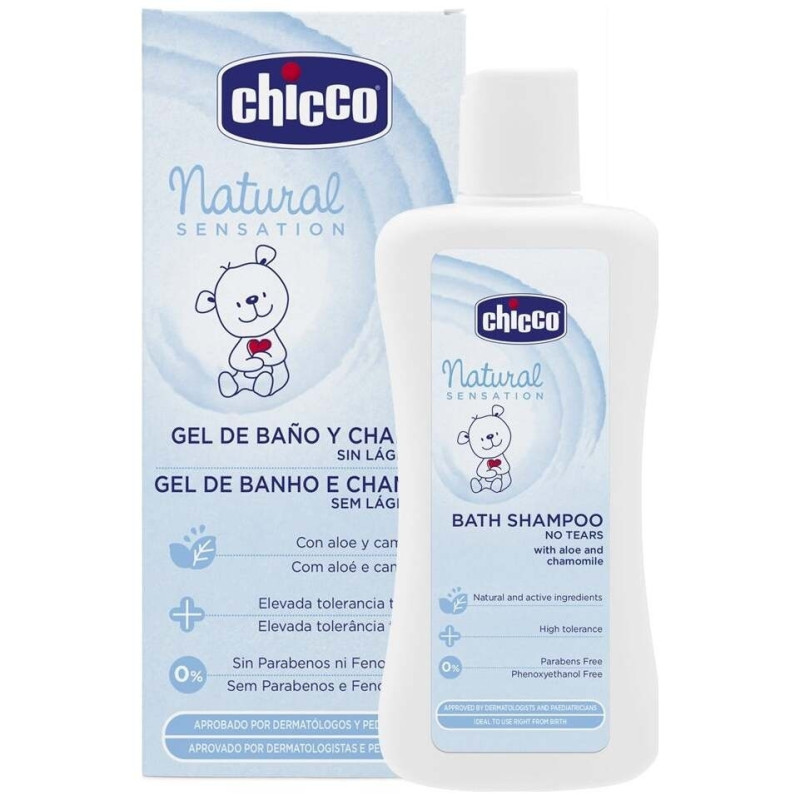 Natural Sensation Gel de Baño y Champú Chicco 200ml - Gel