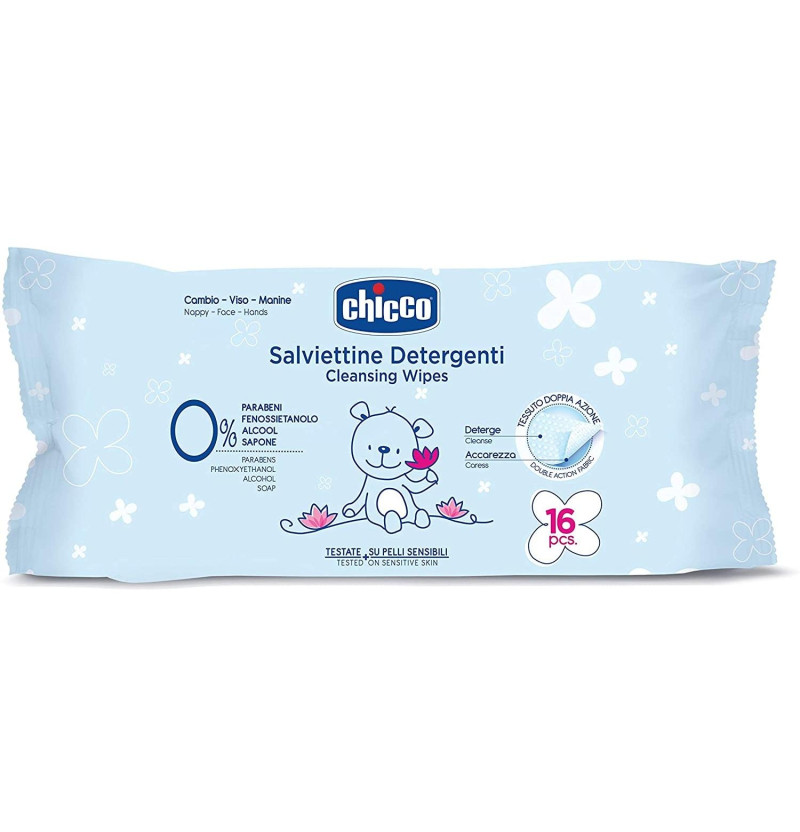 Toallitas Humedas Chicco, 16 Toallitas. - Artsana Spain - Sin Marca