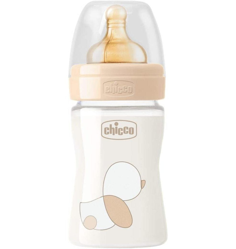 Biberón Vidrio T Caucho - Chicco Original Touch (neutro 0m+ Flujo Normal 150 ml) - Chicco Española - Infantil