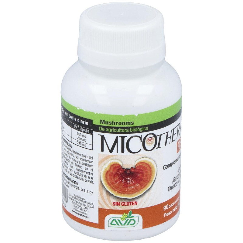 Micoteraphy Reishi 495 mg 90 Cápsulas Avd - Avd Reform