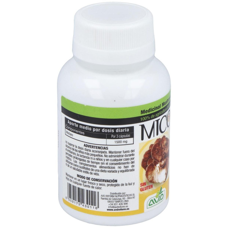 Micoteraphy Maitake 595 Mg 90 Capsulas Avd