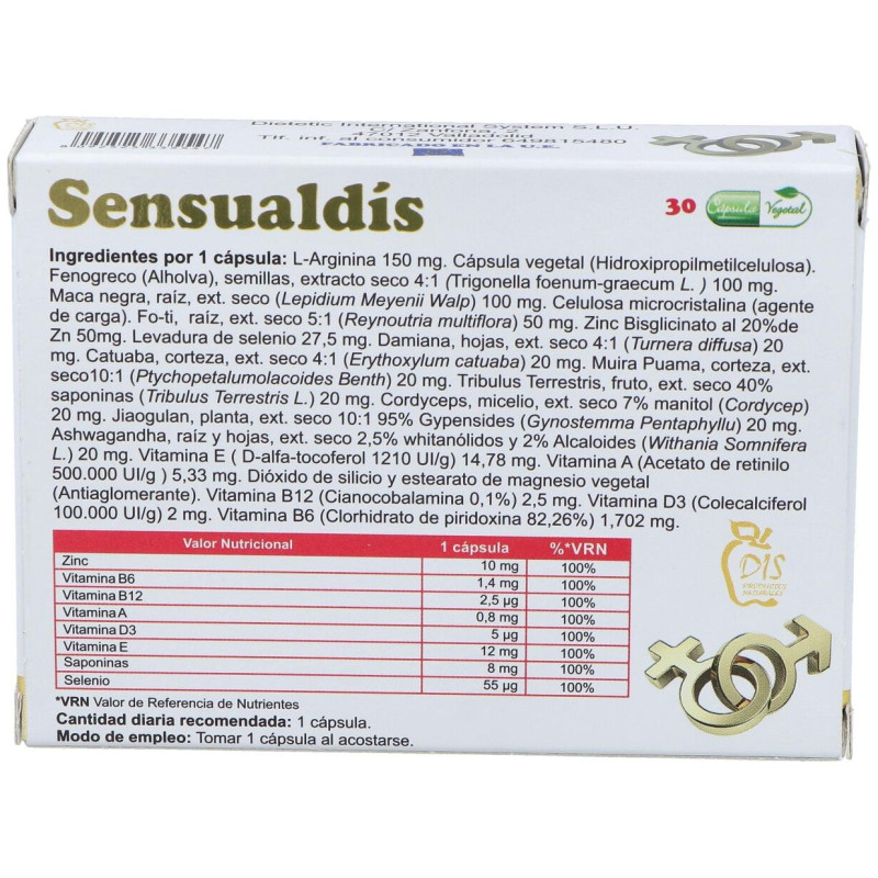 Dis Sensualdis Dis 30Caps