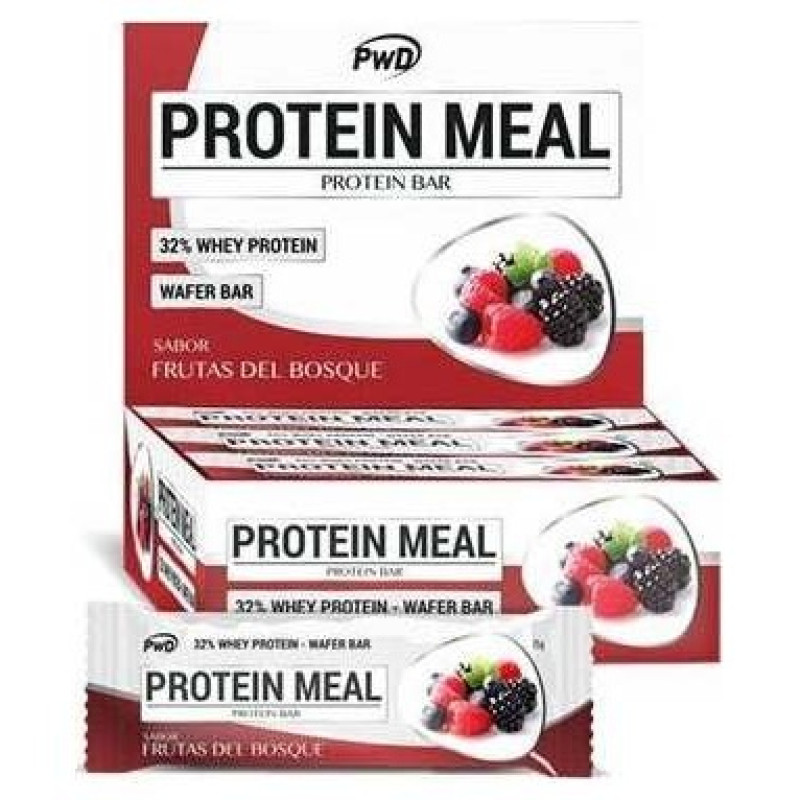 Protein Meal Barritas Frutas del Bosque 12uds - Pwd Nutrition
