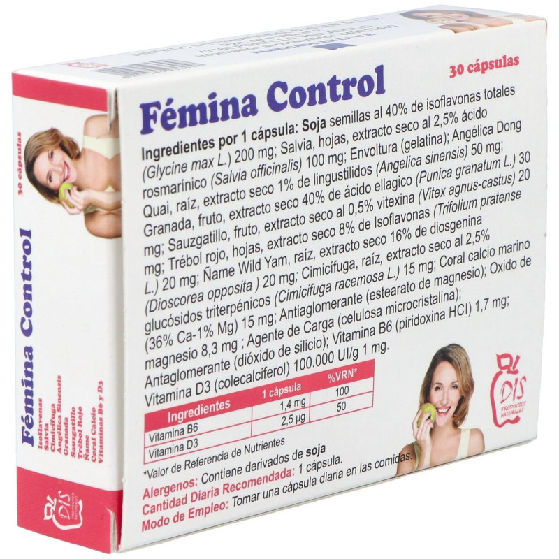 Femina Control (estrogenol) 30cap - Dis Productos Naturales