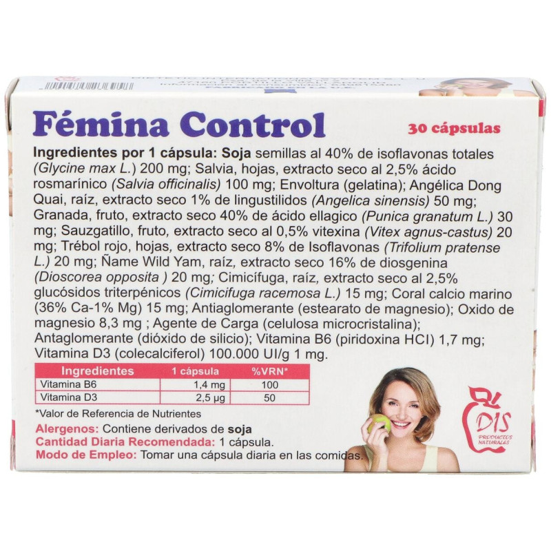 Femina Control (estrogenol) 30cap - Dis Productos Naturales